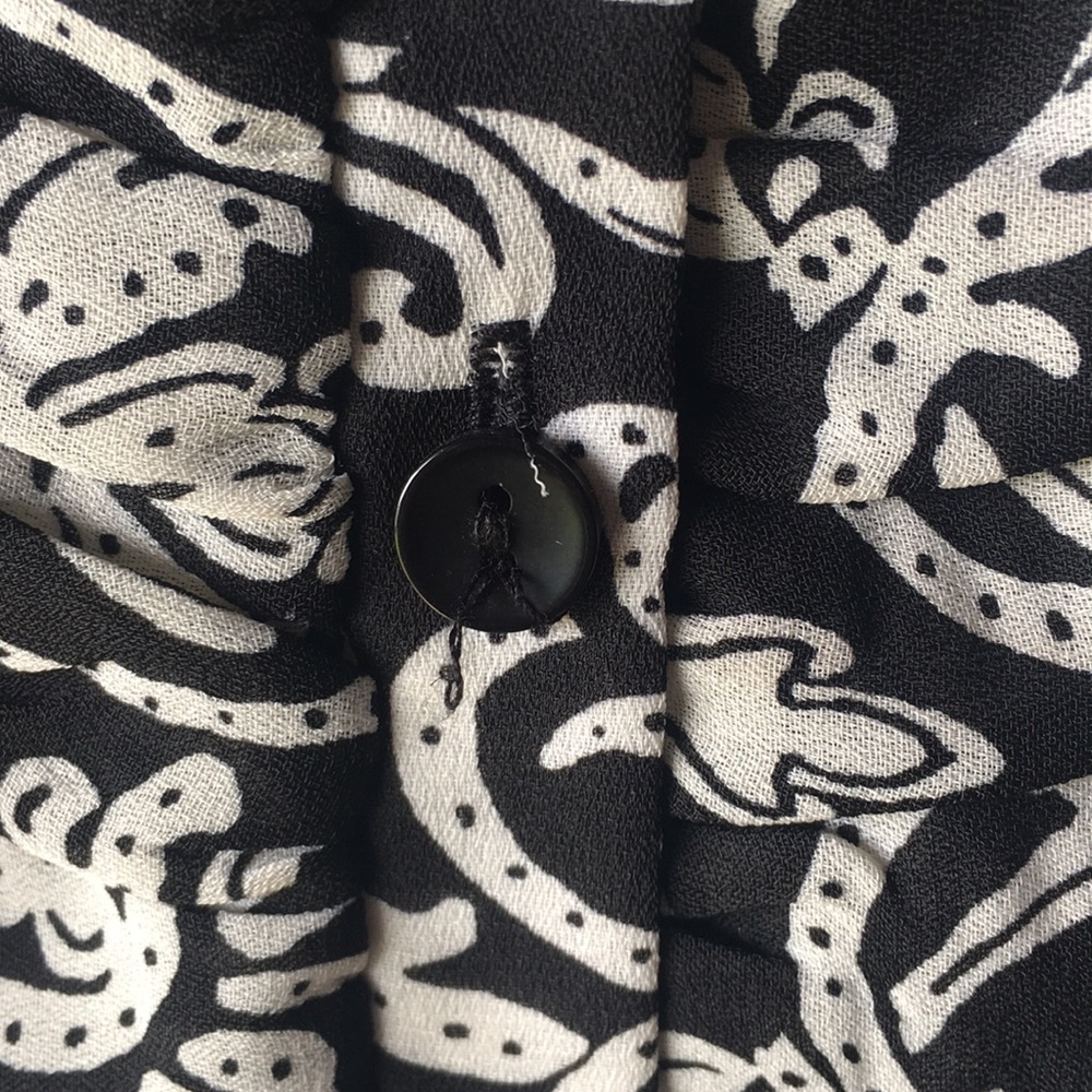 Black and White blouse